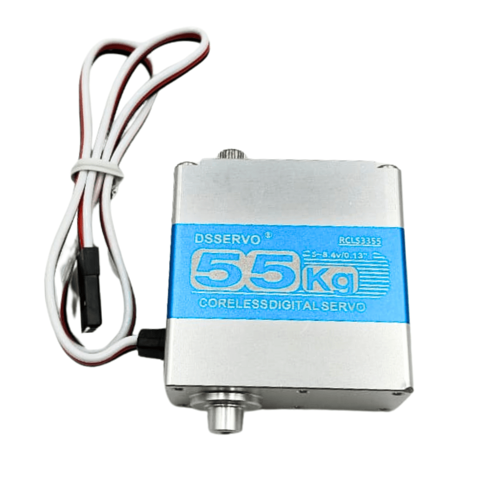 RCL3355 Coreless Digital Servo Motor 55KG Dual Shaft 270 Degree Full Metal Gear HV