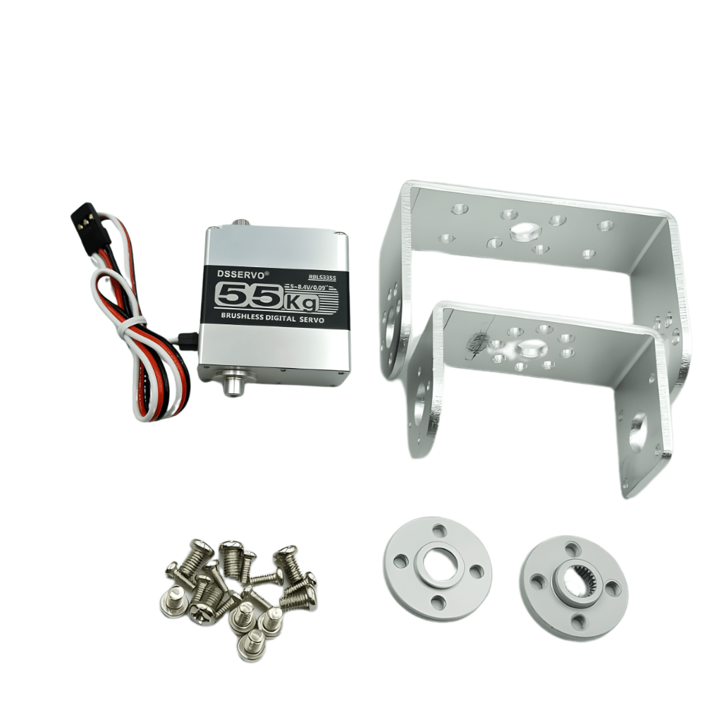 RBLS3355 Brushless Digital Servo Motor 55KG Dual Shaft 270 Degree Full Metal Gear HV