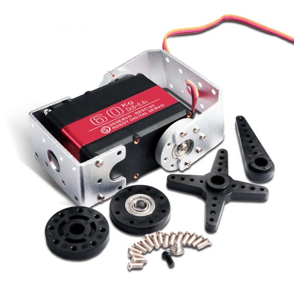 RDS5160 60KG High Torque Digital Servo 180° Metal Gear Dual Shaft