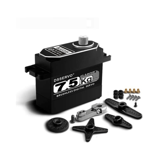 BLS3375 Brushless Digital Servo Motor 75KG 270 Degree Full Metal Gear 5~8.4V