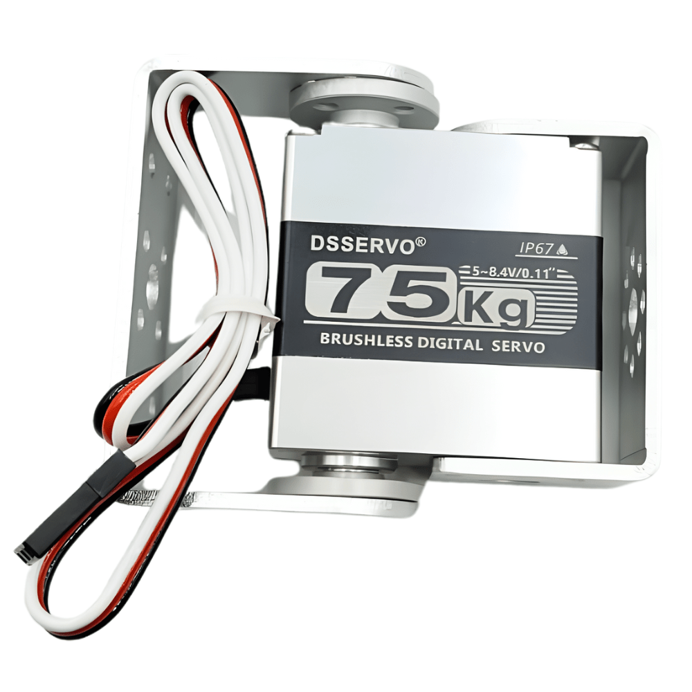 RBLS3375 Brushless Digital Servo Motor 75KG Dual Shaft 270 Degree Full Metal Gear HV