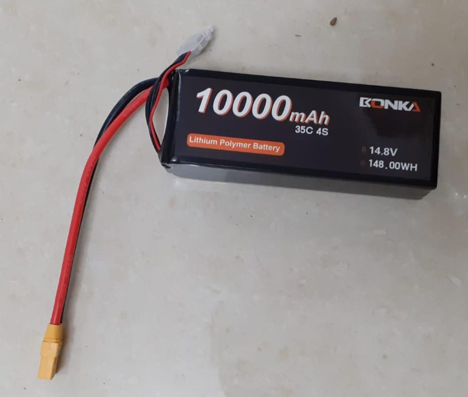 Bonka 14.8V 10000mAh 35C 4S Lithium Polymer Battery Pack