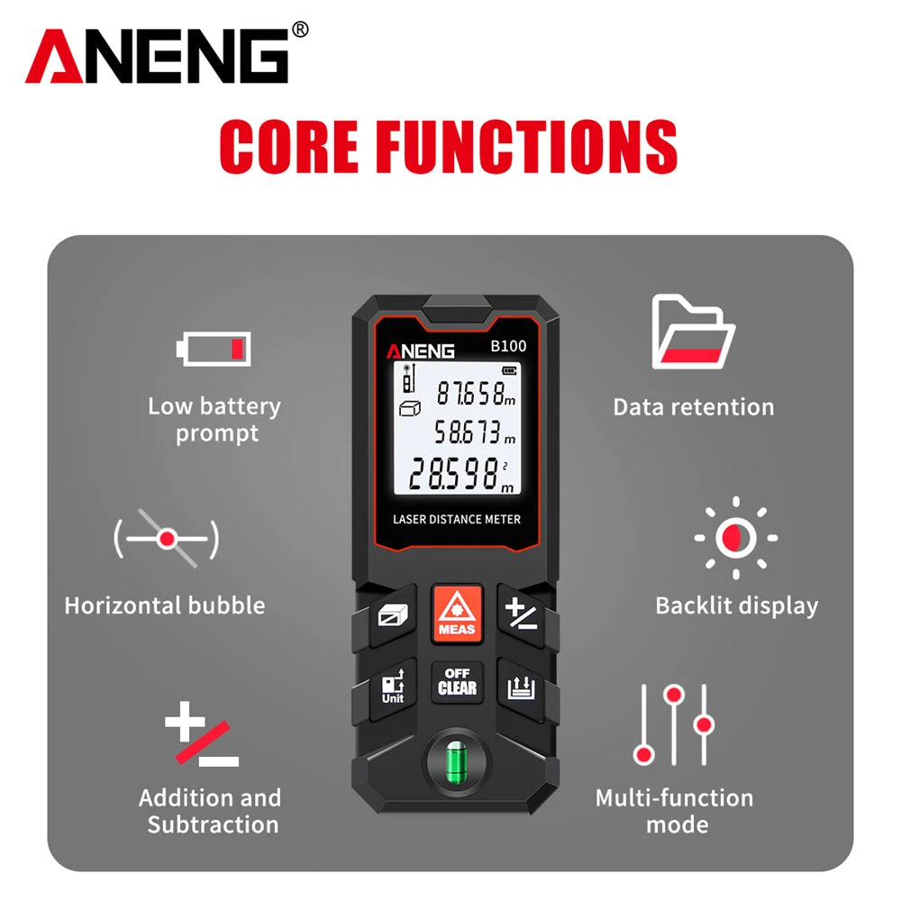 Laser Distance Meter ANENG B60