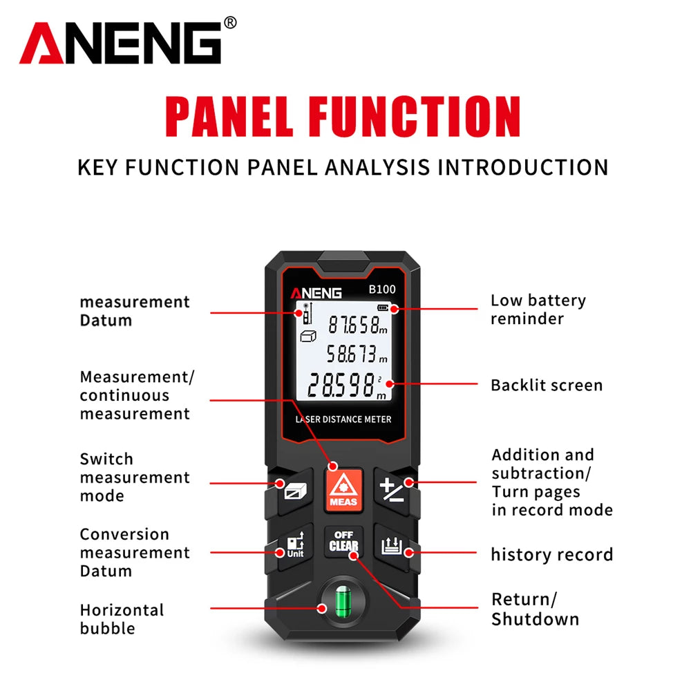 Laser Distance Meter ANENG B60