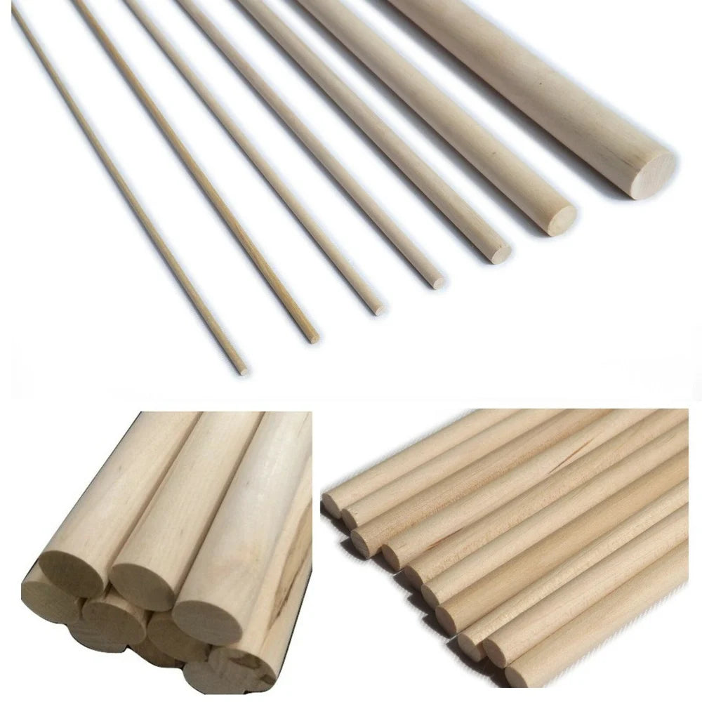 Birch Wood Dowel 4mm x 1000mm – Pack of 5