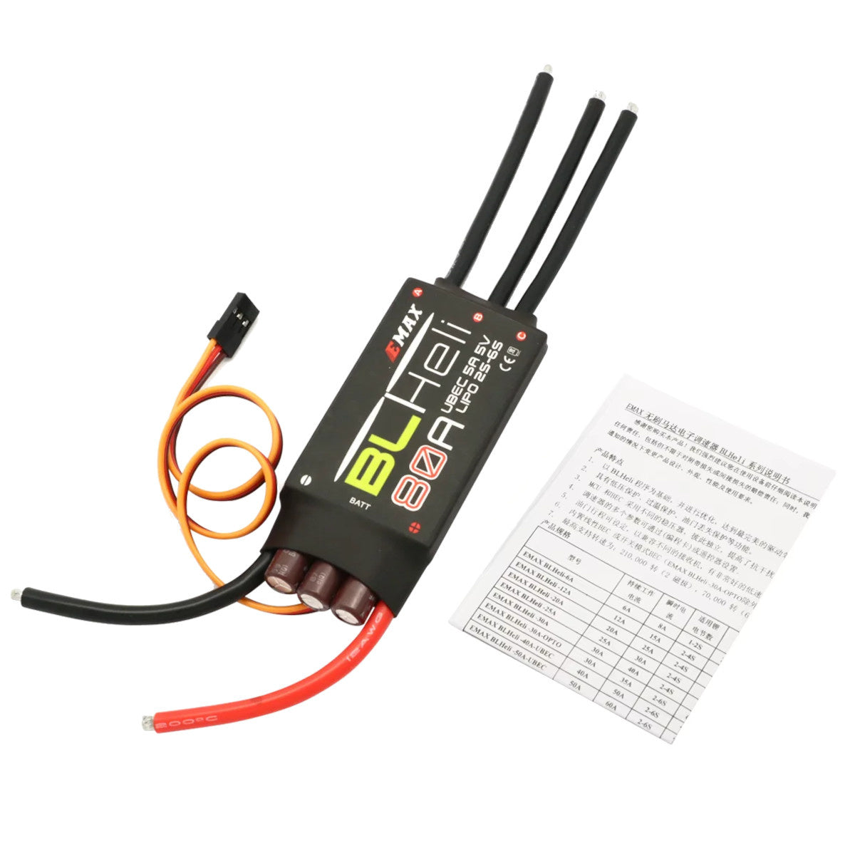 ESC BLHeli Series 80A Brushless