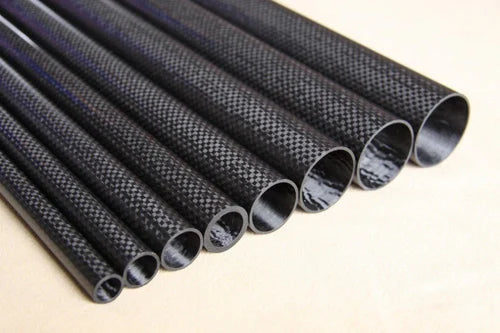 Carbon Fiber Tube 12mm OD x 8mm ID x 1000mm Length 3K
