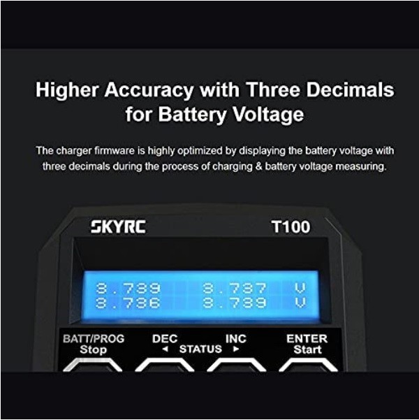 Original SKYRC T100 5A 2x50W Dual Balance Charger