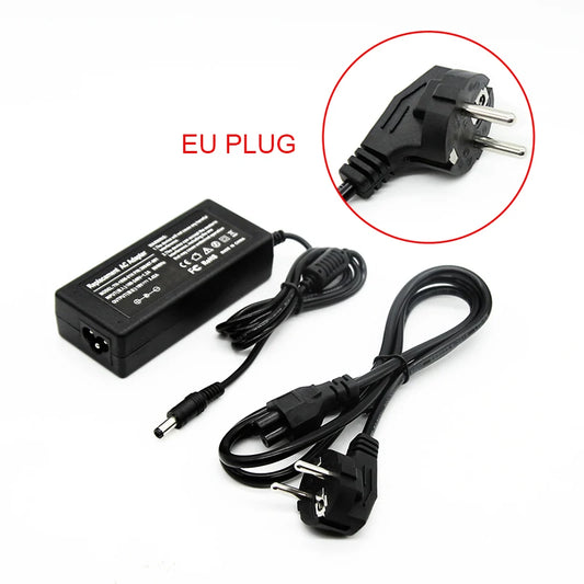 This adapter has a power output of 19V 3.42A.