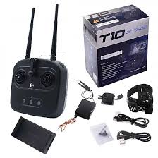 SKYDROID T10 2.4Ghz 10CH Remote Controller with T10 10-Channel Receiver and FPV Camera