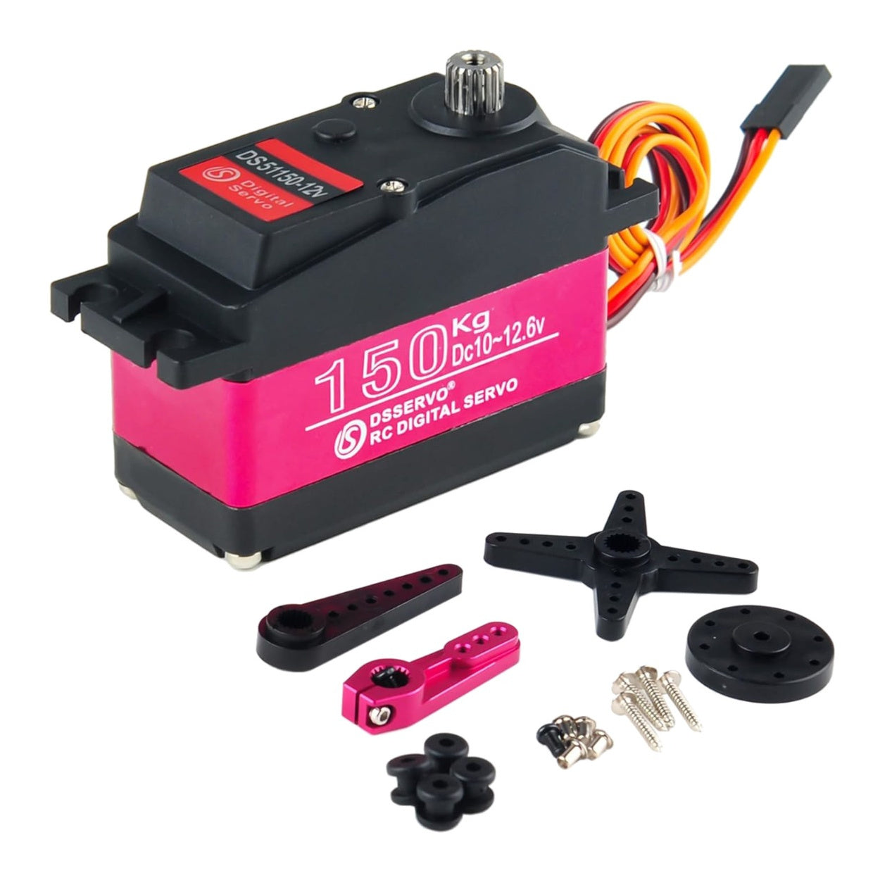 DS51150 High Torque Digital Servo 150KG 180 Degree IP65 Waterproof