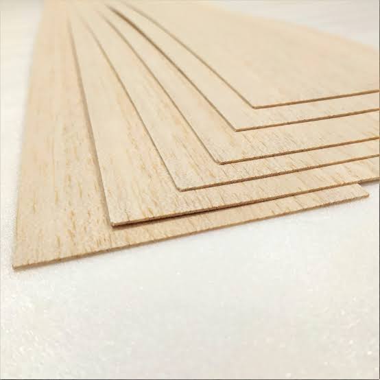 Balsa Sheet 1.5mm x 100mm x 1000mm Pack of 5pcs