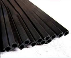 CARBON FIBER SQUARE TUBE IN 10MM X 10MM X 8.5MM X 1000MM PACK OF 2PC