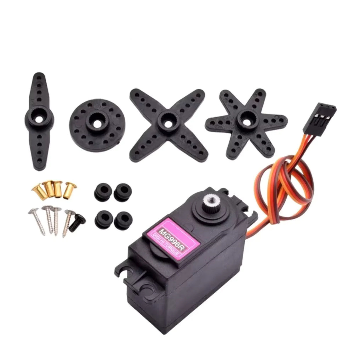 MG996R High Torque Metal Gear Servo Motor 360 Degree Continuous Rotation
