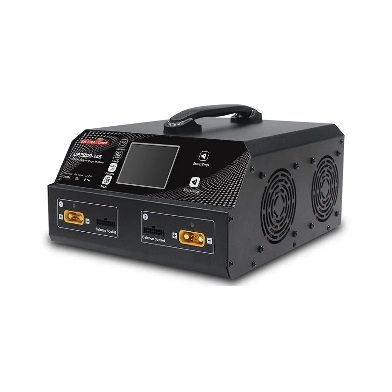 Ultra Power UP2800-14S 2x1400W 28A 6-14S LiPo / LiHV UAV Drone Battery Charger