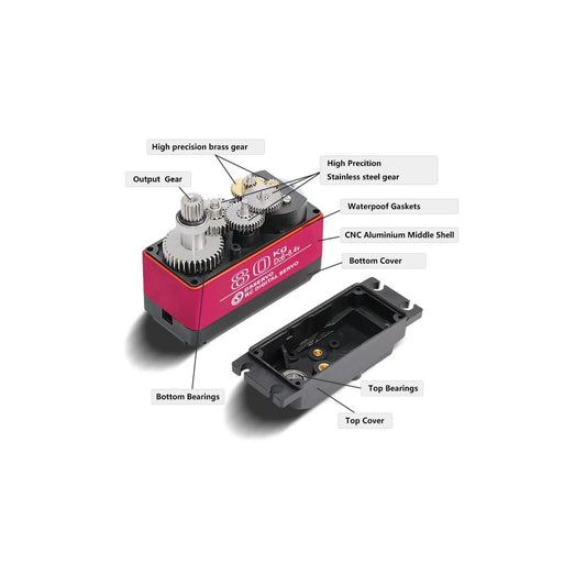 DS5180 High Torque Digital Servo 80KG 180 Degree Metal Gear
