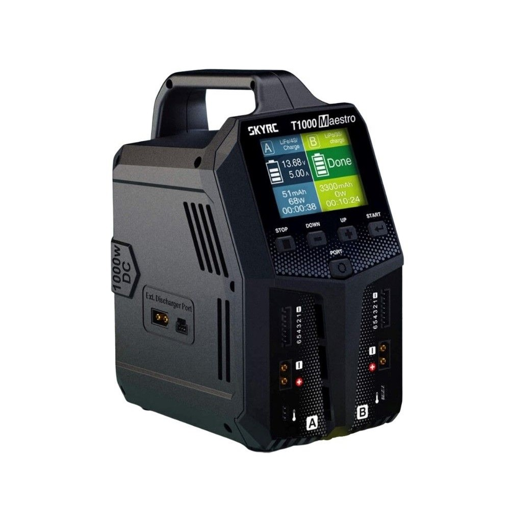 Original SKYRC T1000 Maestro 20A AC/DC Dual Balance Charger