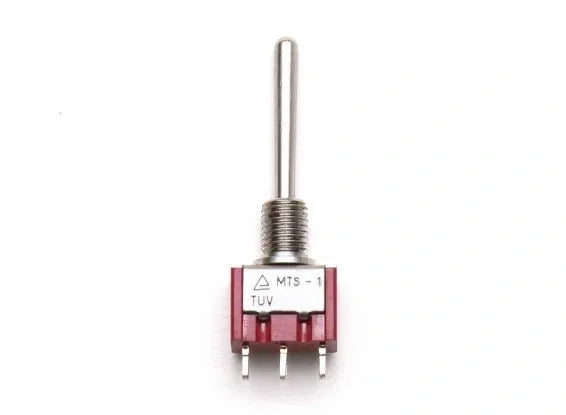 3 Position Single Pole Center Off Panel Mounted Toggle Switch (Long)