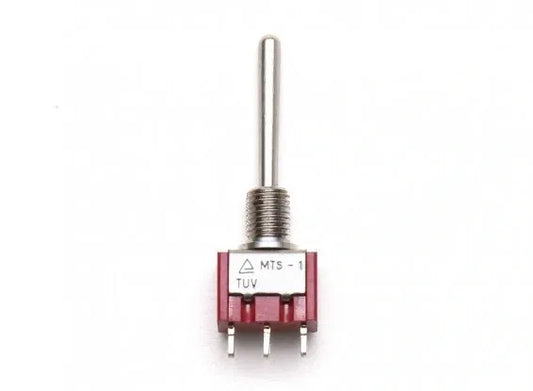 3 Position Single Pole Center Off Panel Mounted Toggle Switch (Long)