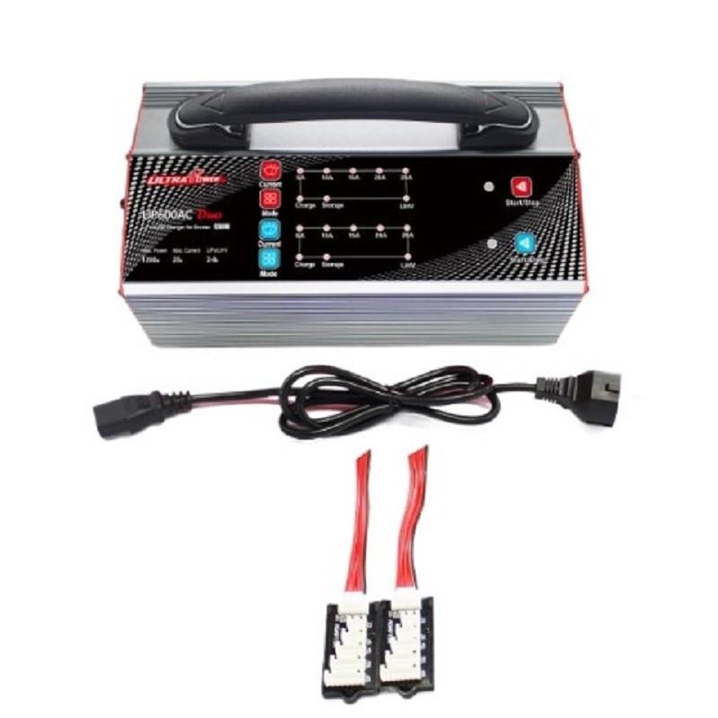 Ultra Power UP600AC DUO 2X600W 25A 2-6S Battery UAV Drone Charger