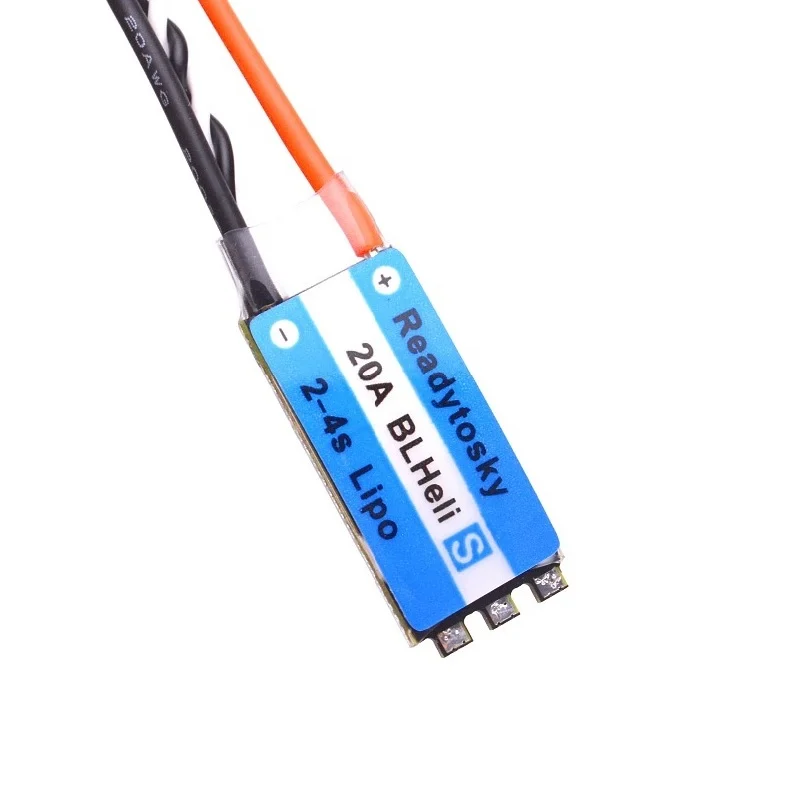 Readytosky 20A 2-4S Mini BLHeli-S OPTO ESC for FPV Race RC Helicopter